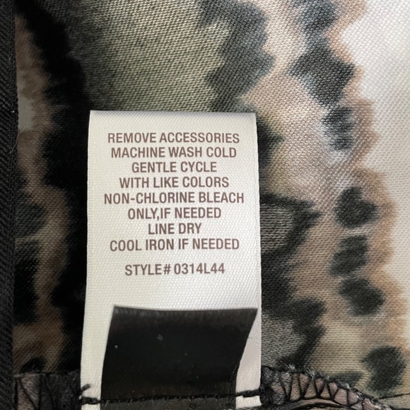 DRESS BARN WOMEN’S SHEATH DRESS BLACK CREAM BROWN GRAY ABSTRACT PRINT - Picture 15 of 16